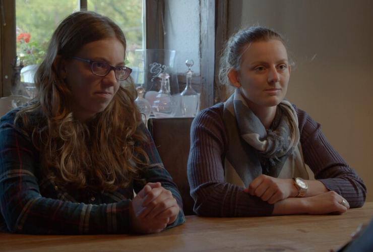 Fleur en Anne in spanning