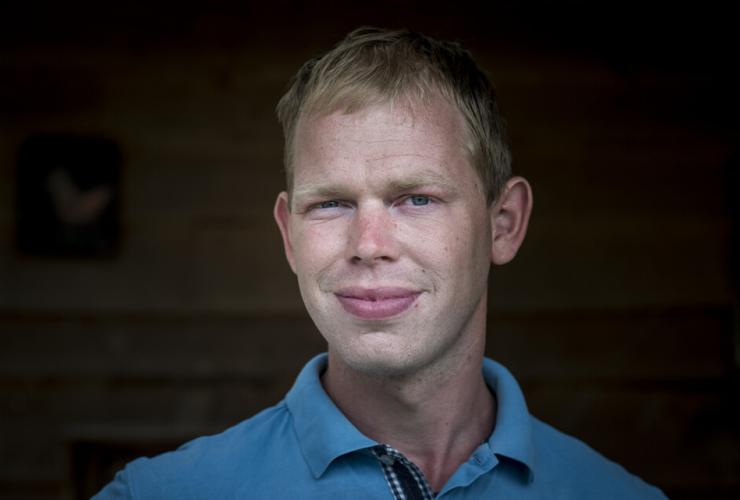 Willem kijkt in de lens