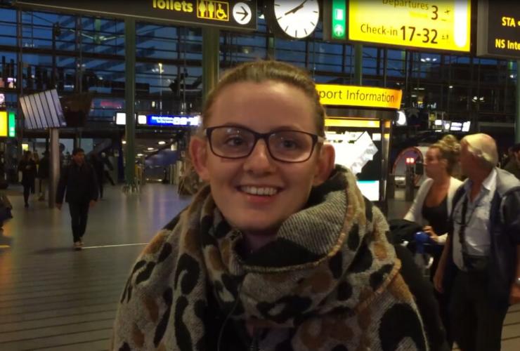 Fleur is onderweg naar Herman