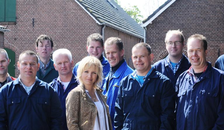 Groepsfoto boeren