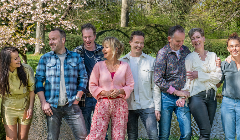 Groepsfoto reünie Boer zoekt vrouw 2025