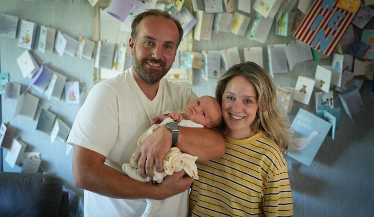 Boer zoekt vrouw-boer Roel en Simone met baby Rein