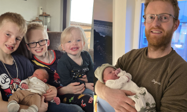 een collage van foto's met een baby