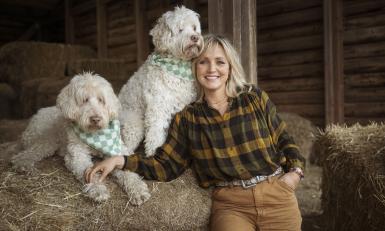 Yvon Jaspers met honden Boer zoekt vrouw